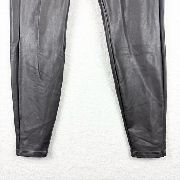 Athleta All Over Gleam Active Tight Pant Legging Arol Gray Faux Leather Size S - Picture 4 of 13